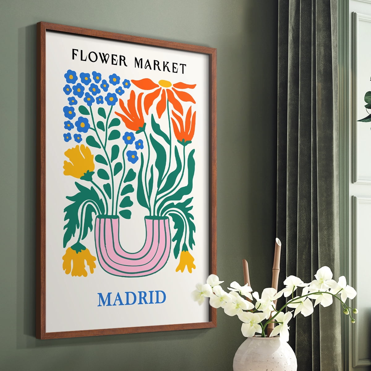 Matisse X Framed Print - Solid Wood