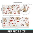 thumbnail image 7 of Red Christmas Gingerbread Man Pattern Kitchen Rugs Sets Of 2,Anti Fatigue Kitchen Mat Rugs Non Slip Washable,Decorative Kitchen Floor Mats for Kitchen,Sink,Laundry,17"x30"+17"x47", 7 of 7