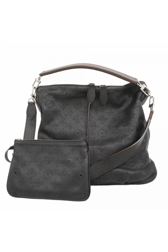 Pre-Owned Louis Vuitton Mahina Selene PM Handbag M94314 Noir 2-way bag for women
