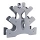 thumbnail image 1 of Soporte para mancuernas de 3 niveles, peso máximo de 25 kg, ligero, con capacidad para 6 mancuernas, ideal para gimnasios y organización, soporte, 1 of 8
