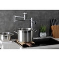 thumbnail image 4 of Kingston Brass KS8701DX Concord Deck Mount Pot Filler Faucet, Polished Chrome, 4 of 8