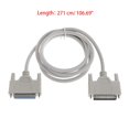thumbnail image 4 of 1.5m Cable de impresora Db25 macho a hembra, línea de extensión de 25 pines, puerto paralelo, ordenador, 3m, 1,5m, 4 of 5