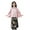 Pink, variant on Girl Outfits Skirts Set Long Sleeve Lightweight Southeast Asian Leaf Batwing Top Clothes Sets