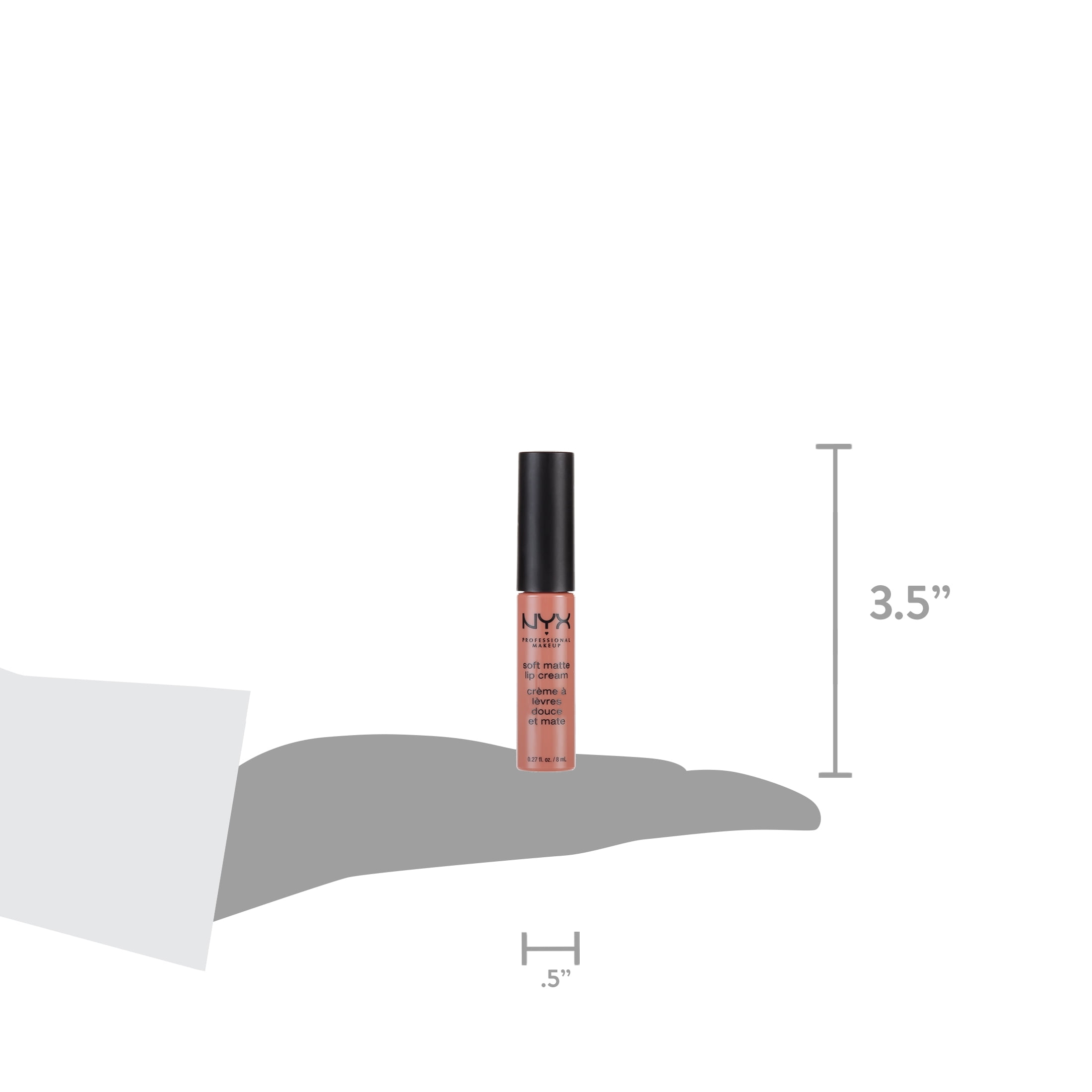(2 pack) NYX Professional Makeup Soft Matte Lip Cream, Lightweight Liquid Lipstick Stockholm, 0.8 Oz