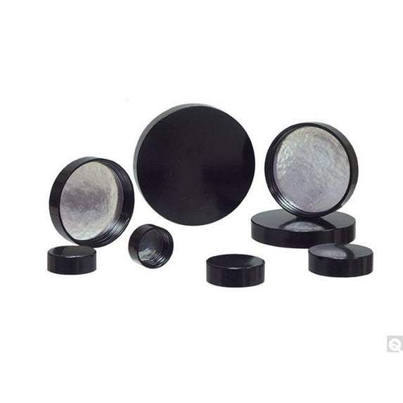 63-400 Black Phenolic Cap with Pulp & Aluminum Foil Liner - 12 Per Pack - Pack of 288