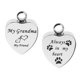thumbnail image 1 of Colgantes de plata en apariencia de para collares Accesorios de joyería con colgante de cineraria cineraria cineraria de bricolaje - 1 par Fernando Memorial Pet colgante, 1 of 8