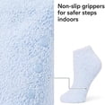 thumbnail image 2 of 5 Pairs Women's Fuzzy Socks with Non-Slip Grips, Soft Fluffy Slipper Ankle Socks for Winter Warmth, Home Sleep & Hospital Use, 2 of 7