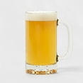 16 fl oz 2pk Glass Beer Mugs - Traditional Clear Drinkware, Dishwasher ...