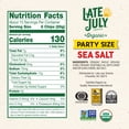 thumbnail image 2 of Late July Sea Salt Organic Tortilla Chips, 14.75 oz Bag, 2 of 11