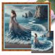 thumbnail image 1 of Kit Punto Cruz para Niña Bordado Con Hilo Algodón Ecológico 11CT Arte 50x50cm, 1 of 9