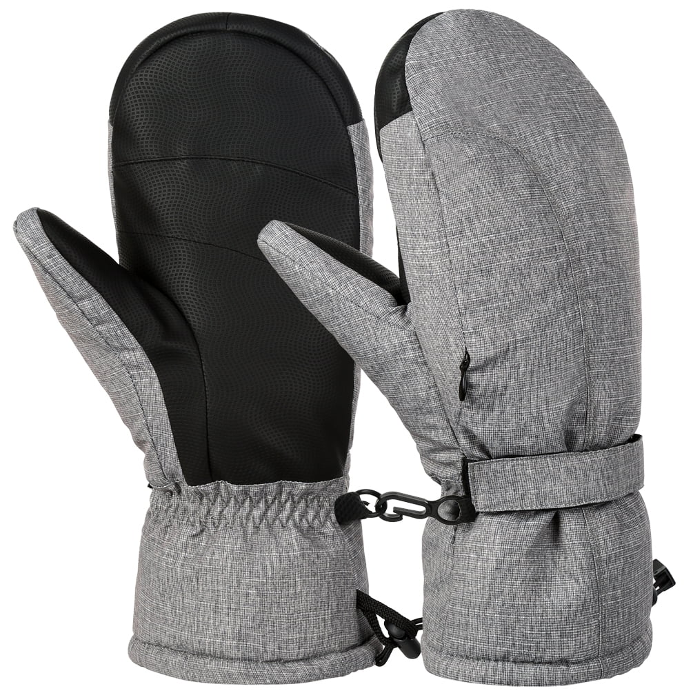 VBIGER Ski Mittens Warm Winter Mittens Waterproof Ski Snow Snowboard