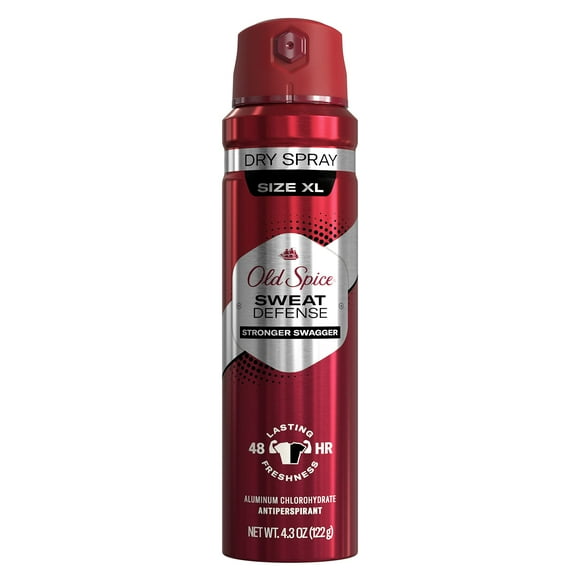 Old Spice Antitranspirante y desodorante para hombres en spray seco invisible Stronger Swagger 4.3 onzas