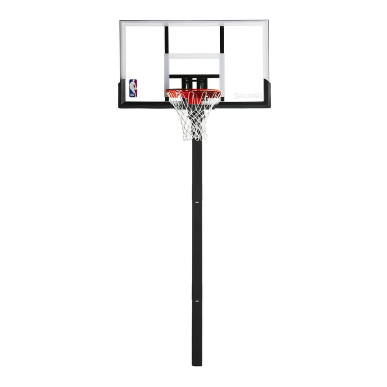 Spalding 60 Acrylic Screw Jack Portable Basketball Hoop, 51 OFF