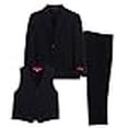 thumbnail image 3 of 2 Piece Kids Boys Gray Vest and Pants Formal Set, 8, 3 of 4