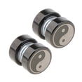 thumbnail image 4 of 2 Unids Acero Inoxidable No Piercina Magnética Ear Stud para Mujer para Mujer Pendientes Falsos - Taiji Sunnimix Pendientes de clip Pendientes, 4 of 5