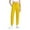 Yellow, variant on WTOBBY Women's High Waisted Joggers with Pockets, Tapered Leg Drawstring Lightweight Sweatpants for Athletic and Casual Activities,Black L