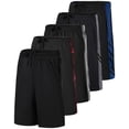 thumbnail image 1 of Shorts Real Essentials 5 Pack para Niños Malla Secado Rápido Talla M, 1 of 6