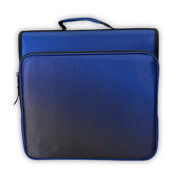 Pen+Gear Tech 1.5" D-Ring Zipper Binder, Blue