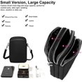 thumbnail image 3 of Bolsos de teléfono Mini bolso cruzado monedero pequeños bolsos compactos cartera de pasaporte bolsos de soporte de teléfono bolso de hombro para mujeres niñas oso de fresa Juguete, 3 of 4