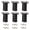Black, variant on Furniture Feet Modern Styles Bed Leg Elevators For Stable Height Adjustment