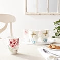 thumbnail image 2 of Butterfly Meadow Hydrangea 4-Piece Mug Set, 2 of 8