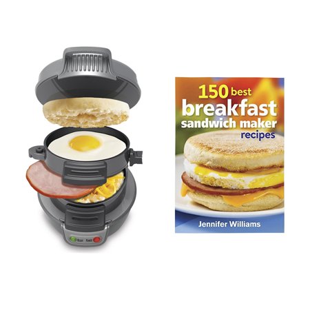 hamilton beach breakfast sandwich maker countertop silver 150