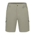 thumbnail image 2 of Mapamyumco Men's Hiking Cargo Shorts Quick Dry Outdoor Stretch Lightweight Shorts with Multi Pocket for Fishing Travel Casual UPF 50 Slate Green 3XL, 2 of 7