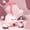 Pink, variant on Balloon Powered Car Toy Set - Air Power Racer Vehicle Science Learning Toy with Pump and Animal Pig Design 2 Car and 6 Balloons