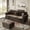 Brown, variant on QuzyAor 82.6" Chesterfield Sofa, Velvet with Nailhead Trim & Rolled Armrests for Living Room,Brown