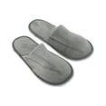 thumbnail image 2 of Unique Bargains 1 Pair Disposable Slippers Foldable Thickened Hotel Slippers Gray, 2 of 5