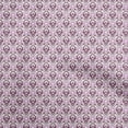 thumbnail image 1 of oneOone Silk Tabby Wine Fabric Asian Block Print Tile Craft Projects Decor Fabric Printed By The Yard 42 Inch Wide, 1 of 4