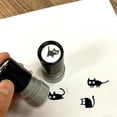 thumbnail image 6 of Cat Pattern Stamp,Cat Stamps Self Inking,Mini Kitten Stamp for Journals,Scrapbook,Cards & Teacher Rewards,Black Cats Decorative Stamps for Scrapbooking Journal Diary Card Making Planner DIY Letter, 6 of 9