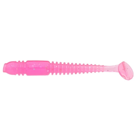 Eurotackle Micro Finesse B-Vibe , soft lure, 2", Pink, 8/Pack