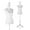 White, variant on Female Dress Form Mannequin Torso, Clothes Display Mannequin with Wooden Tripod Base Stand Adjustable 52-67 Inch for Sewing Dressmakers Dress Jewelry Display, White