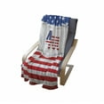 thumbnail image 4 of 4th of July Soft Flannel Fleece Blanket, American Flag Old Glory Design with Stars and Stripes Pattern Patriotic Image, Cozy Plush for Indoor and Outdoor Use, 50" x 60", Multicolor, by Ambesonne, 4 of 6