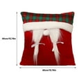 thumbnail image 3 of NWOKYZGH 1 Pack 3D Santa Throw Pillow Cover Stereo Christmas Elf Pillow Case Decoration Cushion Cover for Bed Sofa Couch Living Room Home Decor 15 x 15 Inches, 3 of 7