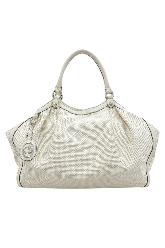 Pre-Owned Gucci Guccissima Diamante Sukey Tote Bag 211943 502752 Interlocking G... (Good)