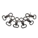 thumbnail image 1 of unbranded 6Ud Clips De Activación De Metal Para Manualidades Con Giratorio Color Negro, 1 of 7