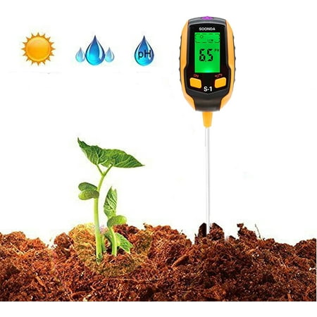 4 in 1 Soil Tester, Soil Moisture Meter for Soil Plants, Soil Moisture ...