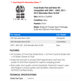 thumbnail image 2 of Front Brake Pad and Rotor Kit - Compatible with 2007 - 2009, 2011 - 2012 Mercedes-Benz SL550 2008, 2 of 2