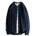 thumbnail image 1 of Chemise à Manches Longues en Lin Mélangé pour Hommes, Mode Vacances - Polyester (M-XXXXXL), 1 of 3