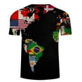 thumbnail image 4 of Patlollav Men Short Sleeve Print Color Fashion Casual T-Shirt Tops Blouse, 4 of 4