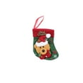 thumbnail image 2 of Fiudx Media Navideña Vintage, Diseño Navideño Clásico, Material Suave y Hipoalergénico, Bolsa de Regalo Multiusos, Decoración para Árbol de Navidad y Chimenea, Ideal para Fiestas, Incluye 1 Calcetín., 2 of 2