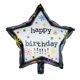 thumbnail image 1 of (Modelo Popular) Feliz Cumpleaños 18 Pulgadas Celebración Globos De Helio De Papel De Aluminio Redondo Para Fiesta De Para Niños, 1 of 4