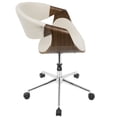 thumbnail image 3 of Curvo Mid-Century Modern Office Chair by LumiSource, 3 of 8