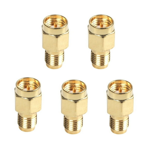 5X SMA Male Plug to RP-SMA Female RF Coax Adapter Connector