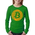 thumbnail image 1 of Girl's Word Art Long Sleeve - Bitcoin, 1 of 2