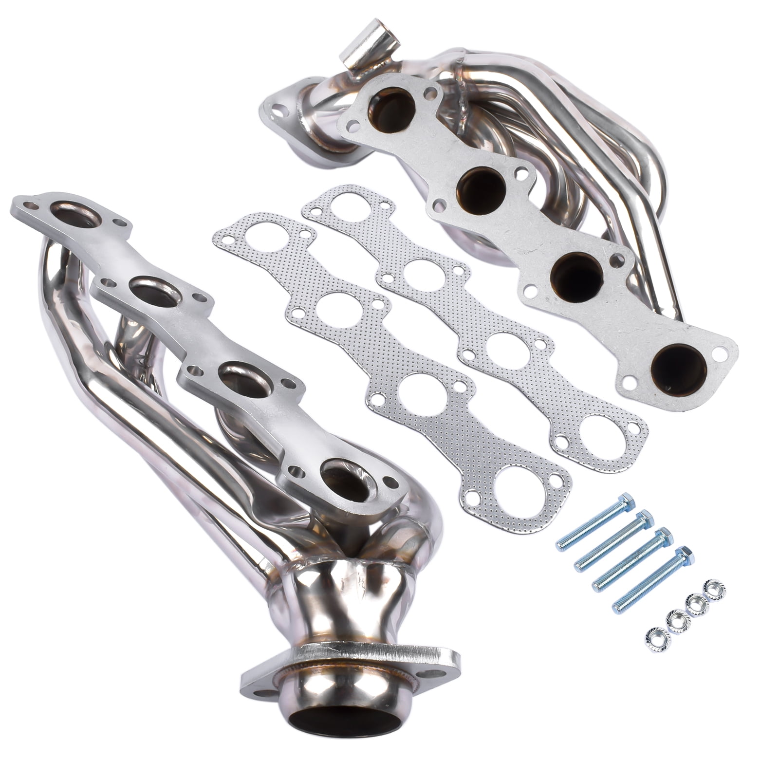 Mustrod For 1997-2003 Ford F150 F250 Expedition Shorty Headers Exhaust Manifold Kit 5.4L V8 Engines