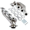 thumbnail image 3 of GELUOXI Shorty Exhaust Manifold Header for Ford F150 F250 Expedition 1997-2003 5.4L V8 Stainless, 3 of 8