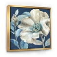 thumbnail image 1 of Designart ' Indigold Watercolor Flower I ' Farmhouse Framed Canvas, 1 of 3